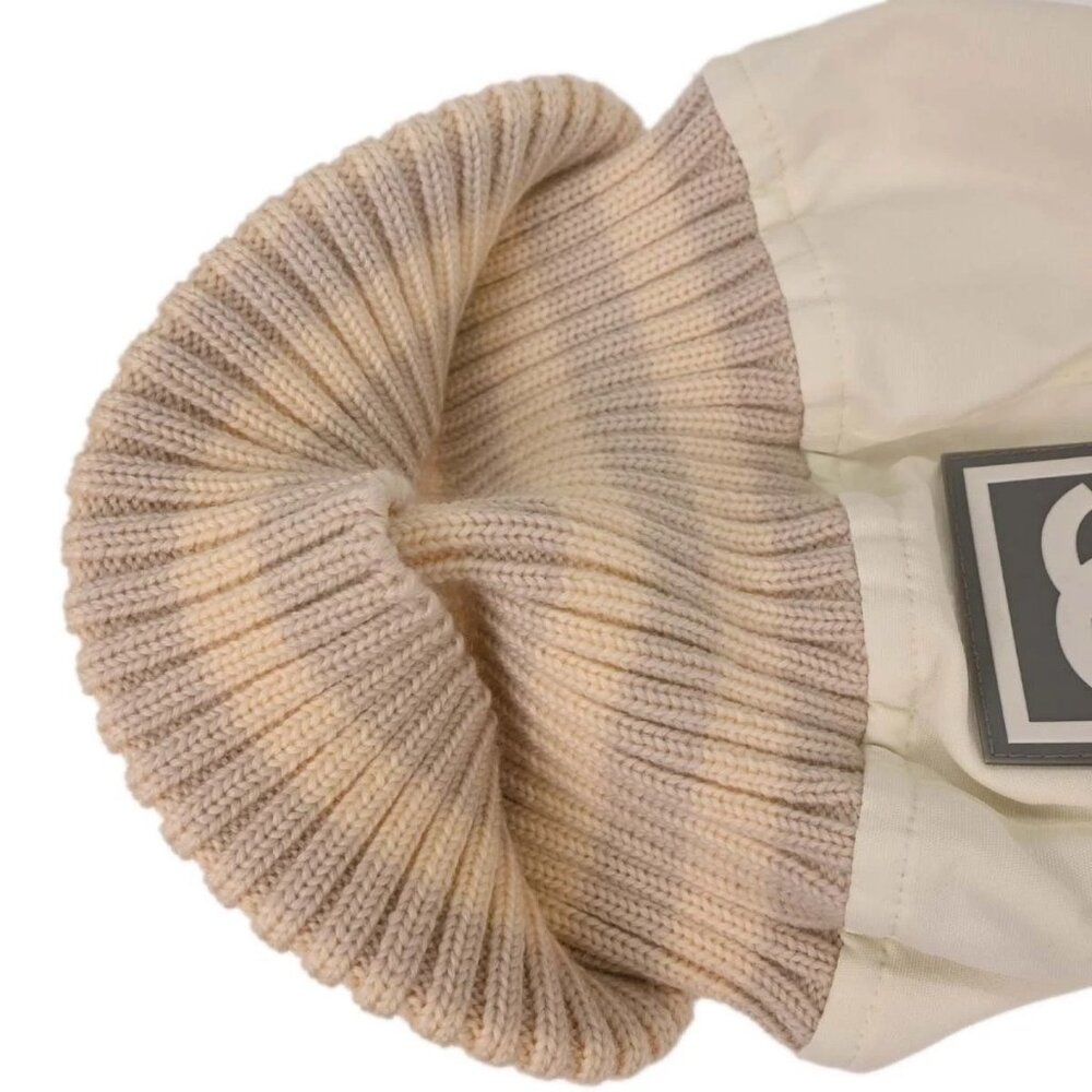 Chanel White Sport Line Knit Cap - Picture 6 of 7